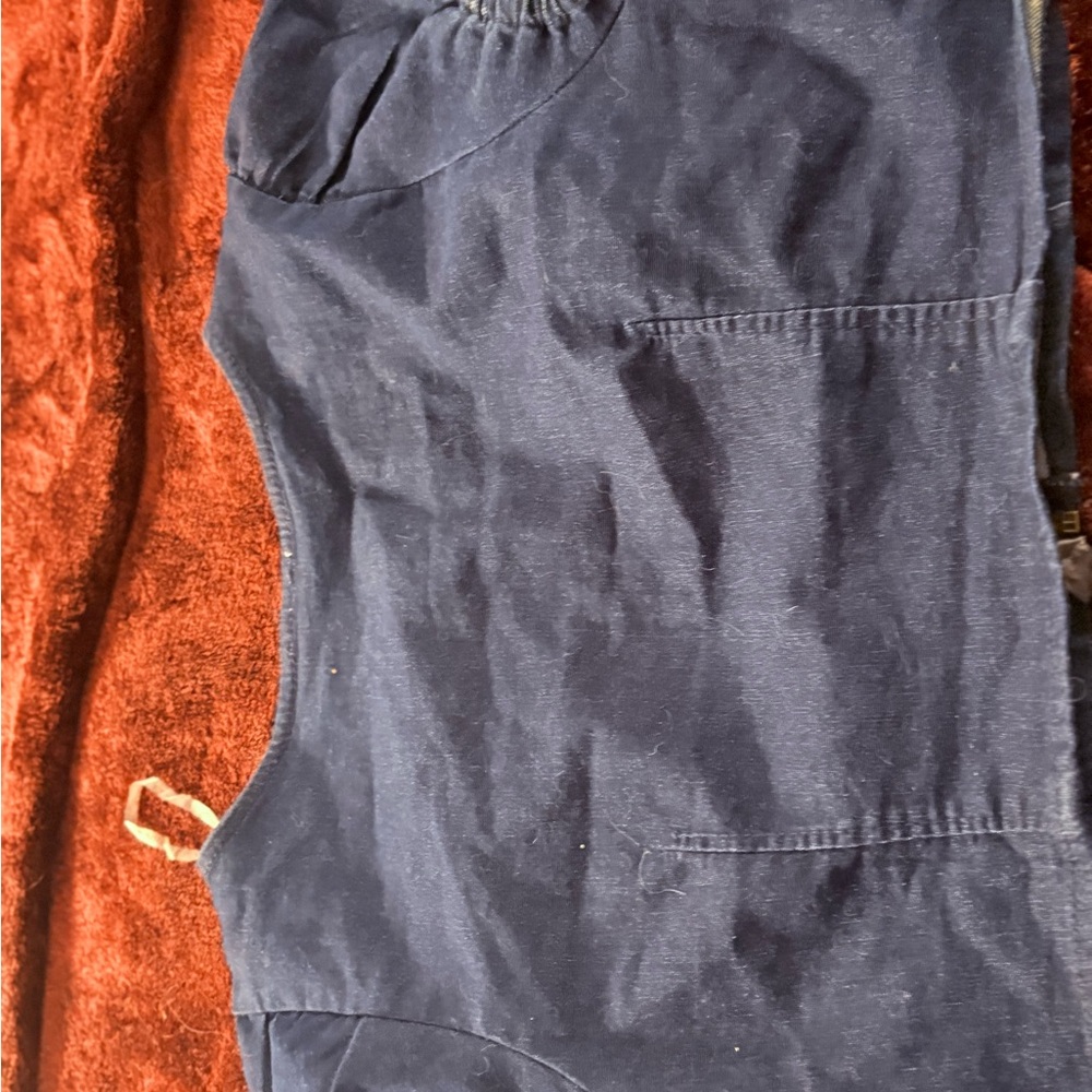 Derek Heart Blue Crop Top - Picture 6 of 6